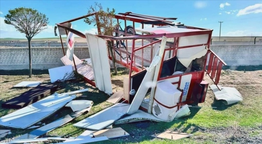 Konya'da fırtına etkili oluyor