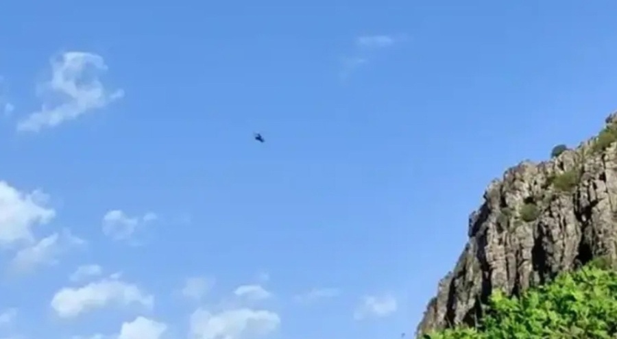 Hakkari Çukurca'da helikopter hareketliliği