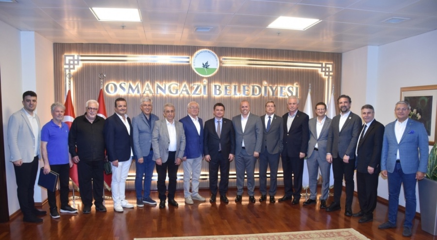 BALKANTÜRKSİAD'dan Osmangazi Belediye Başkanı Aydın'a ziyaret