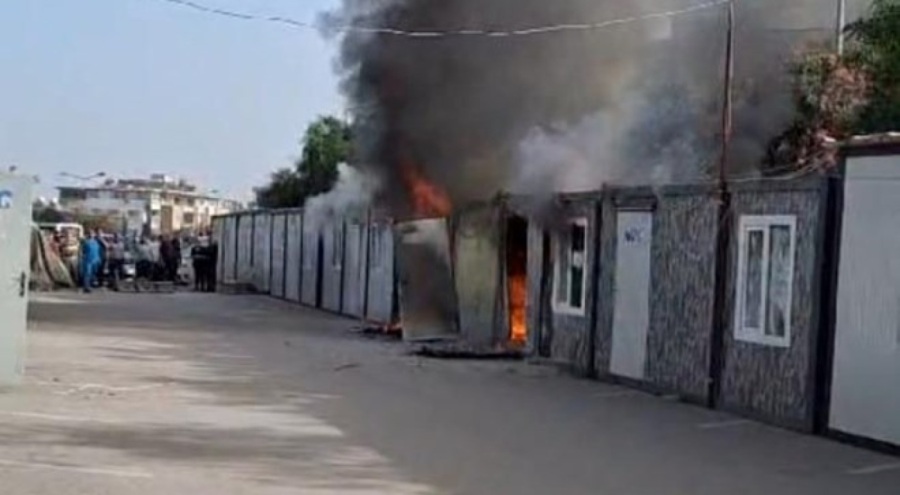 Devlet Hastanesi'nde yangın paniği