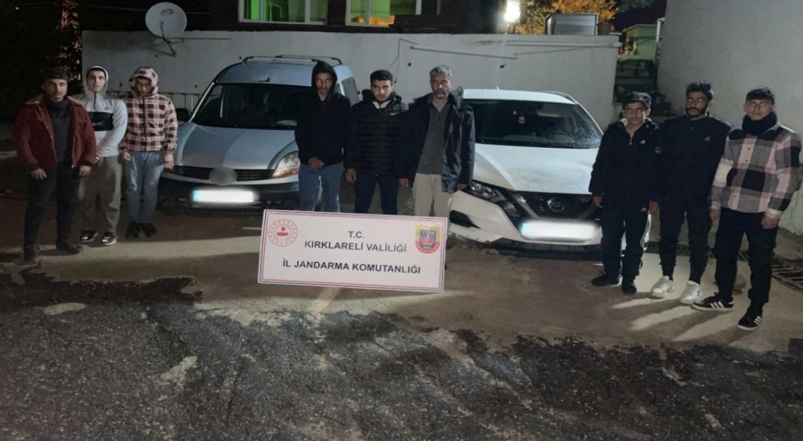 Kırklareli'de bir ayda 352 düzensiz göçmen yakalandı