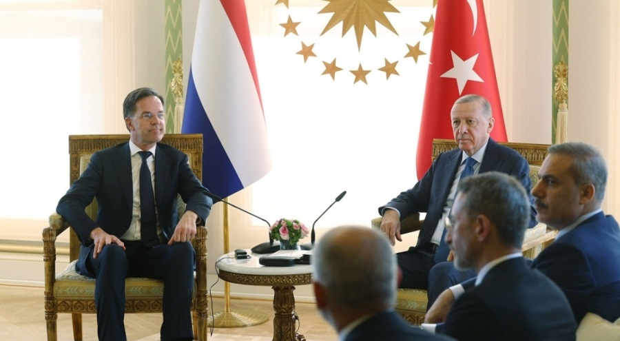 Cumhurbaşkanı Erdoğan, Hollanda Başbakanı'nı kabul etti