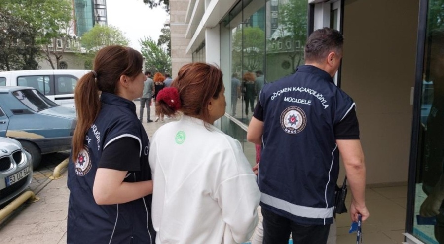 Yabancı uyruklu kadınları zorla çalıştırma ve fuhşa sürükleyenlere operasyon