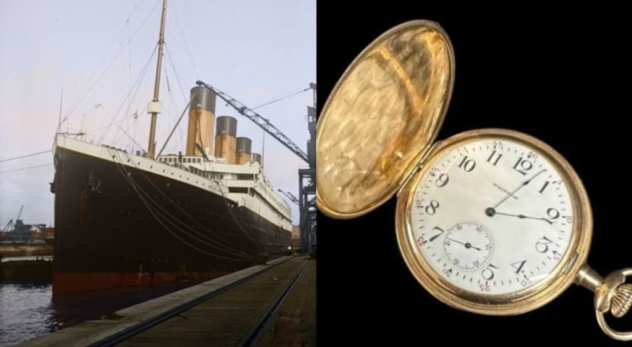 Titanik'in en zenginine aitti... Altın saat açık artırmada