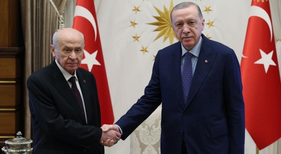 Erdoğan ve Bahçeli bir araya geldi