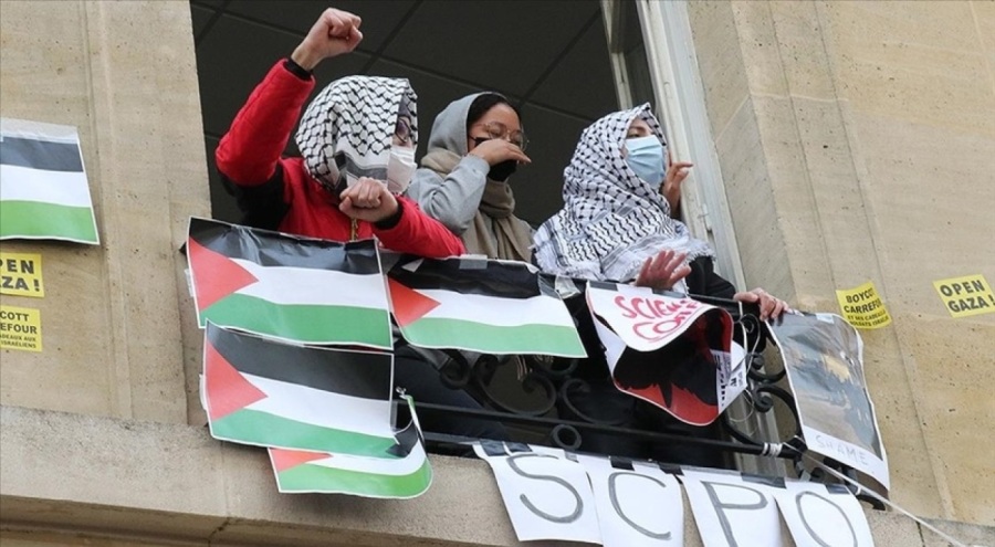 Fransa'da Filistin destekçisi gösteriler nedeniyle üniversiteye fon askıya alındı