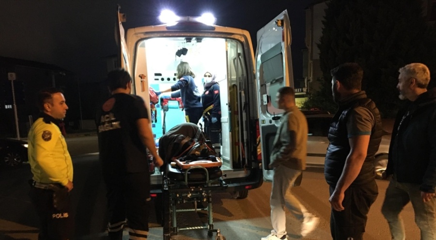 İzmit'te otomobilin çarptığı yaya yaralandı