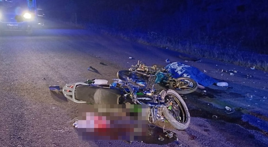 2 motosiklet kafa kafaya çarpıştı! 1 ölü, 3 yaralı