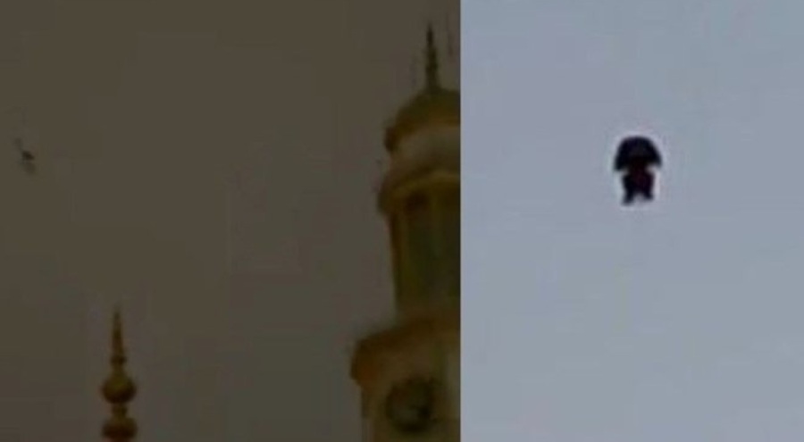 Gökyüzünde insanı andıran cisim bu kez İstanbul'da görüldü