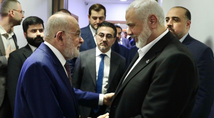 Temel Karamollaoğlu, Hamas Siyasi Büro Başkanı Haniye ile görüştü