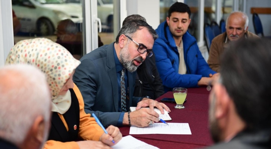 Kestel'de Başkan Ferhat Erol, mahalle mahalle geziyor