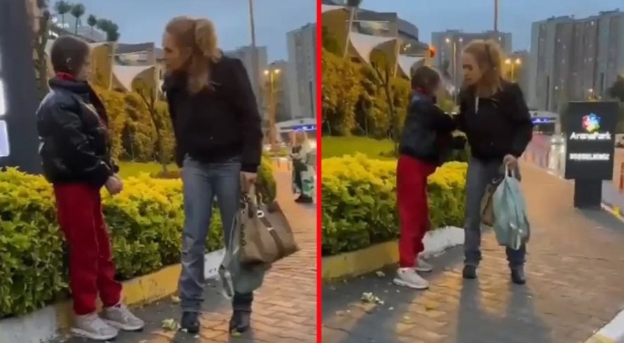 10 yaşındaki kızına şiddet uyguladı! Çevredekiler tepki gösterdi: Alın sizin olsun!