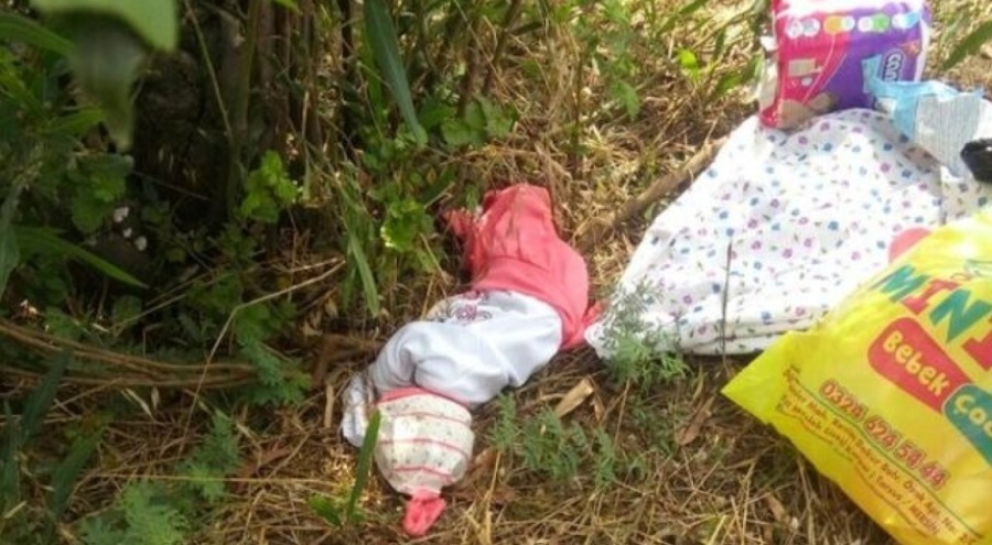 Mersin'de dağ yolunda terk edilmiş bebek bulundu