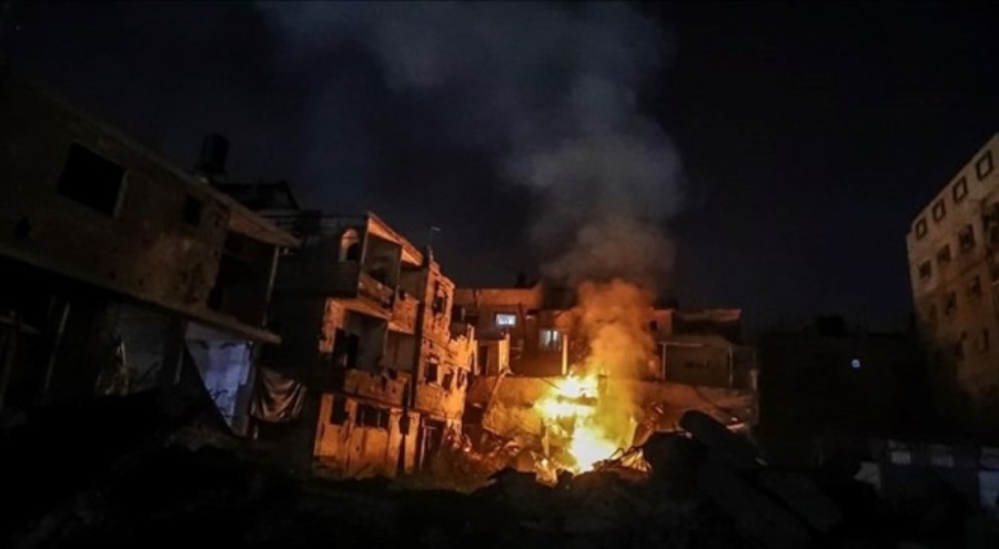 Hamas'ın ateşkes yanıtı sonrası Refah'a yoğun hava saldırısı düzenlendi