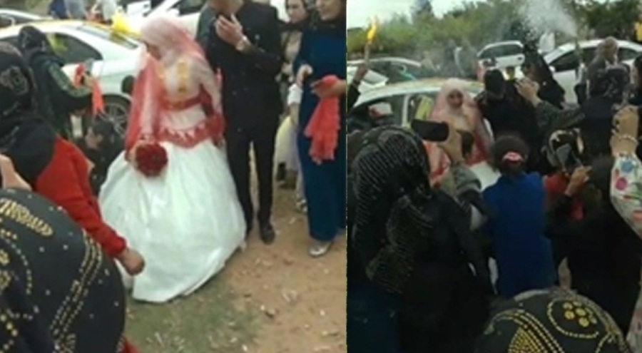 Maganda kurşunu düğünde yakaladı!