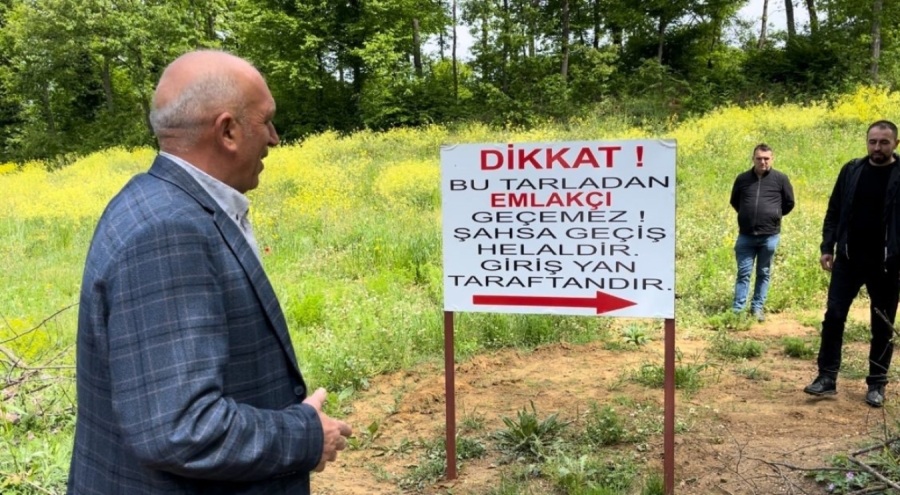 Bursa'da emlakçı ile köylünün yol krizi büyüyor