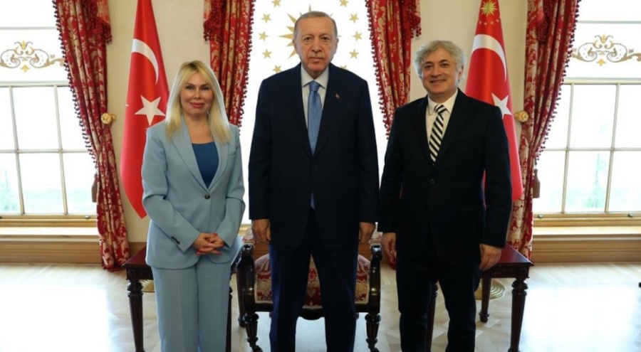 Prof. Özkan çifti, Cumhurbaşkanı Erdoğan'la görüştü