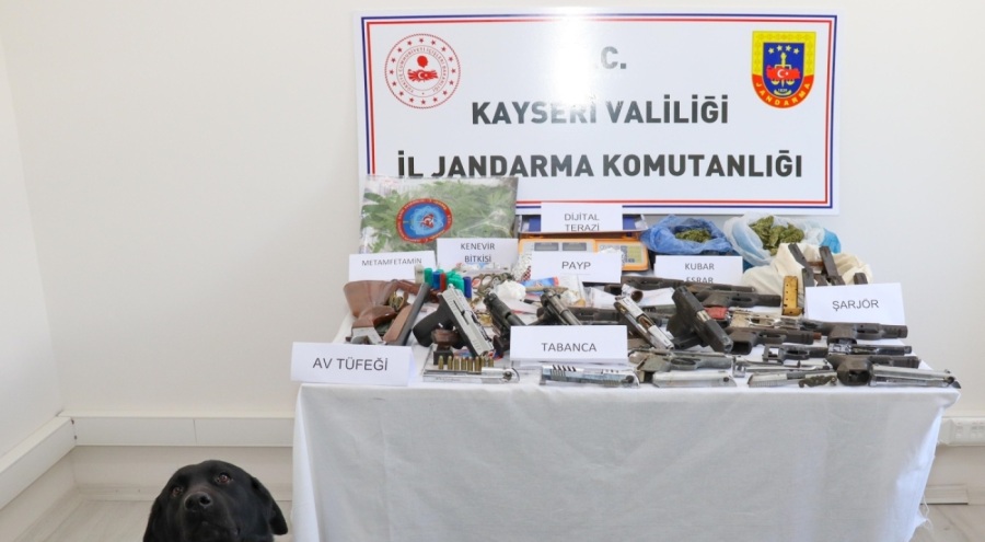 Kayseri'de uyuşturucu operasyonu!