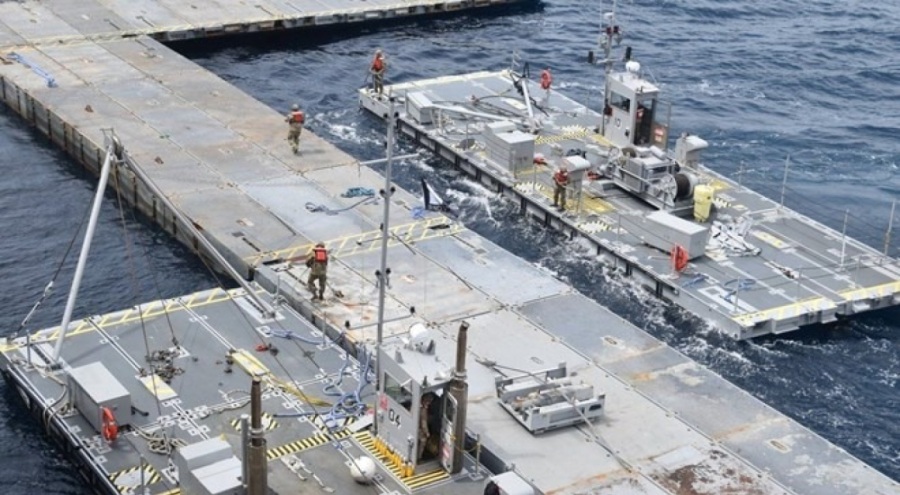 ABD, Gazze kıyısına inşa ettiği iskelenin yapımını bitirdi