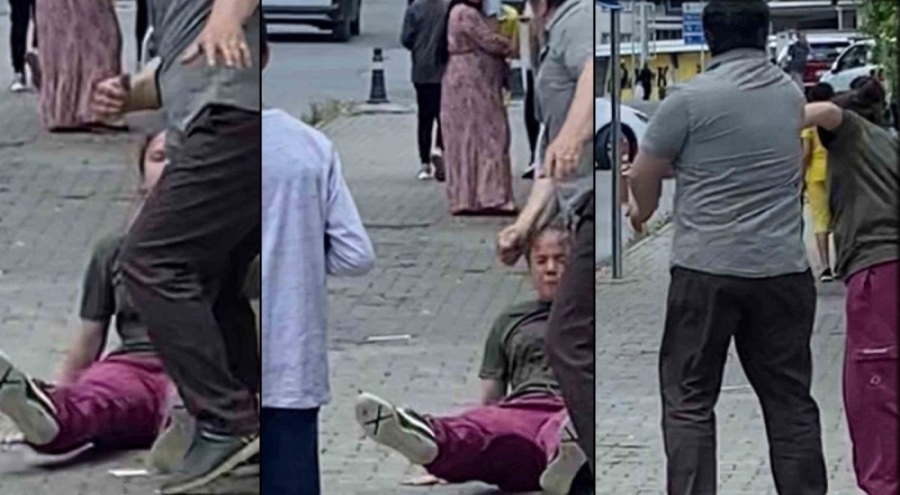 Batman'da kadına şiddet: Sokak ortasında tekme tokat dövüldü