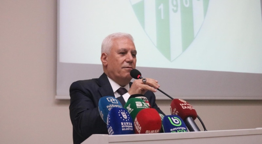 Bursaspor'un borcu açıklandı! Bursa Büyükşehir Belediye Başkanı Bozbey: "Bursaspor için sistem oluşturmalıyız"