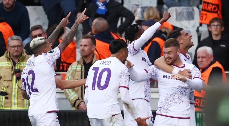 Avrupa Konferans Ligi'nde ilk finalist Fiorentina oldu