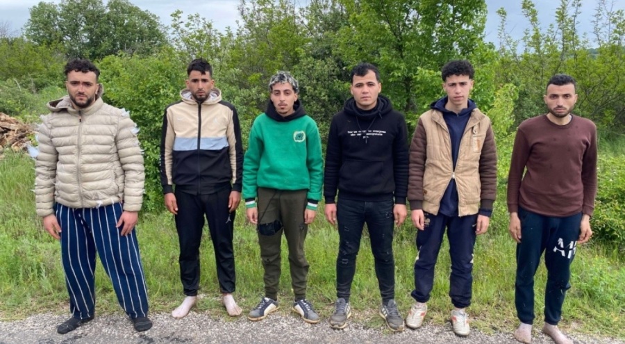 Edirne'de 6 kaçak göçmen yakalandı