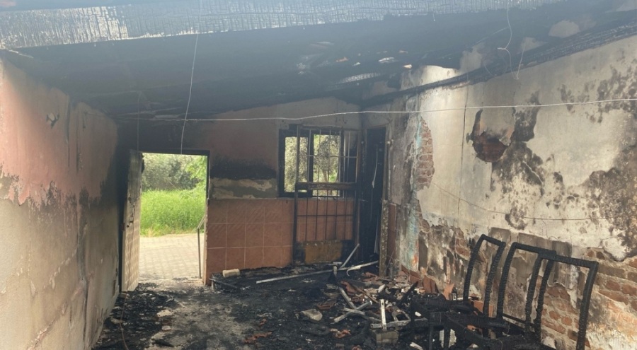 Evde çıkan yangın sonucu 91 yaşındaki kadın hastaneye kaldırıldı