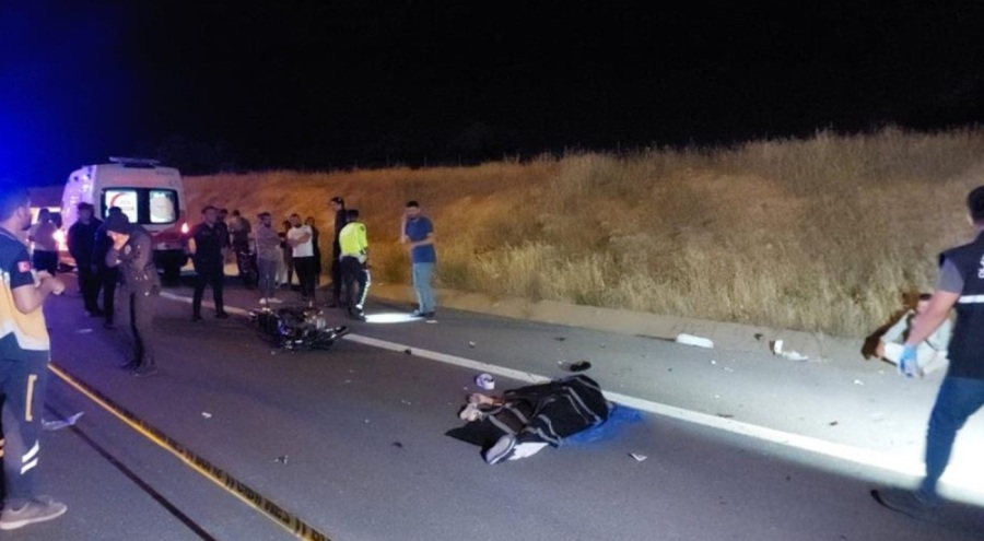 İki motosikletli çarpıştı! İki sürücü de yaşamını yitirdi