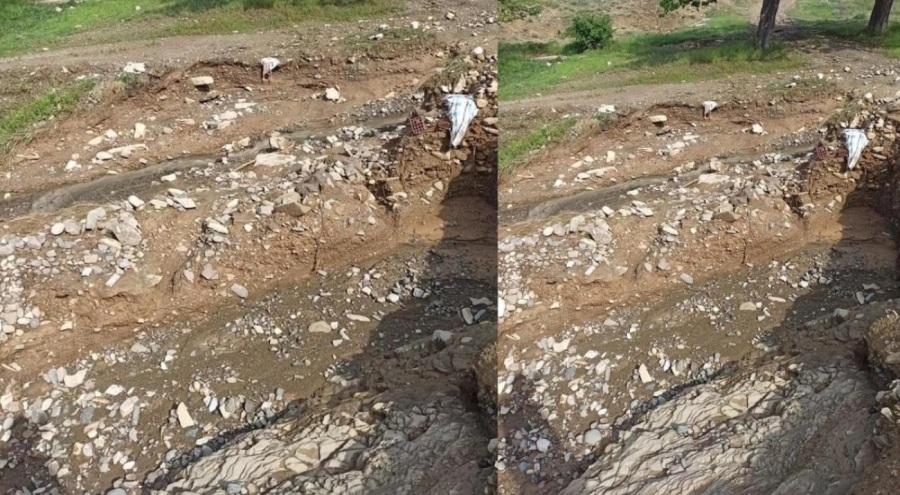 Asfalt yüklü tanker devrildi: 1 yaralı