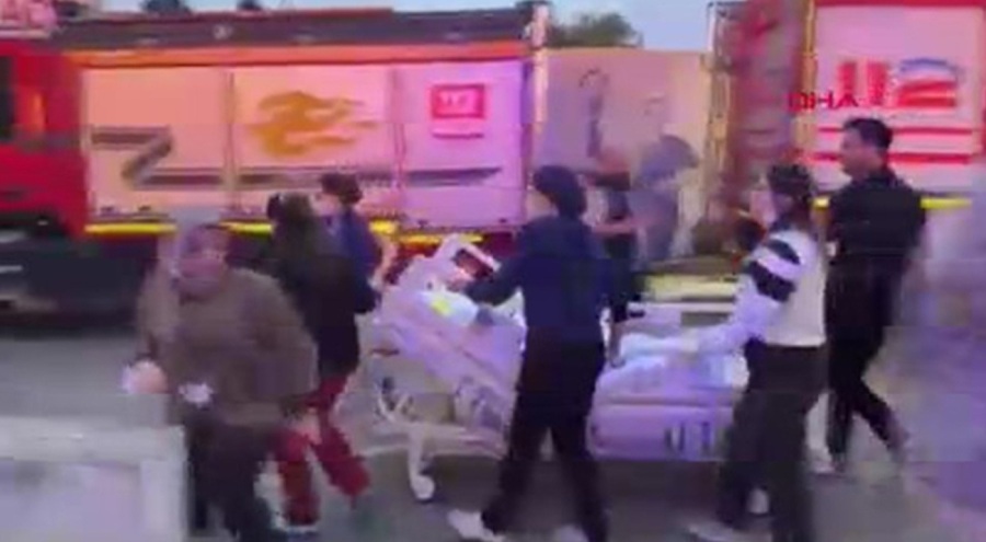 Kocaeli'de hastanede yangın!