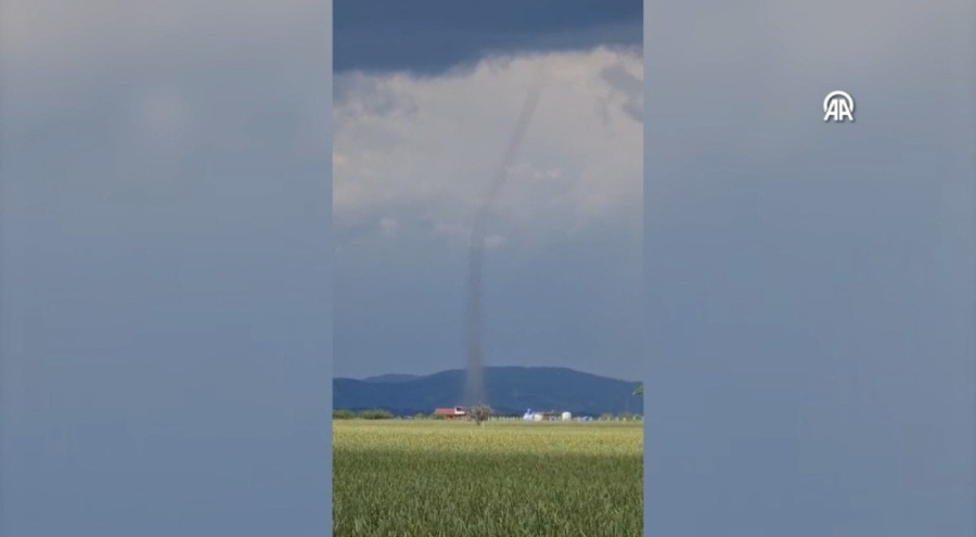 Kırklareli'nde hortum paniği