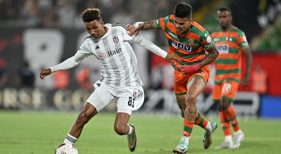 Beşiktaş, deplasmanda karşılaştığı Alanyaspor'la berabere kaldı