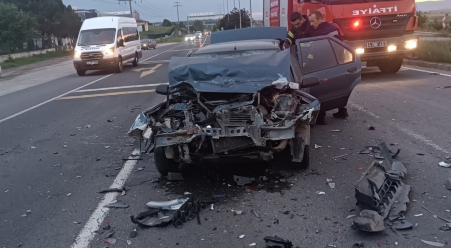 Bolu'da zincirleme kaza! Yaralılar var