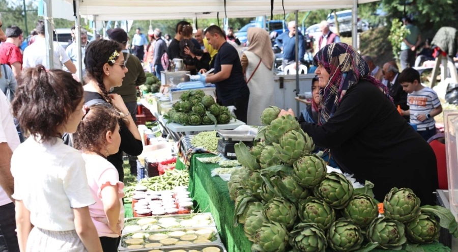 Bursa'da Hasanağa Enginar Festivali'ne tatlılar damga vurdu
