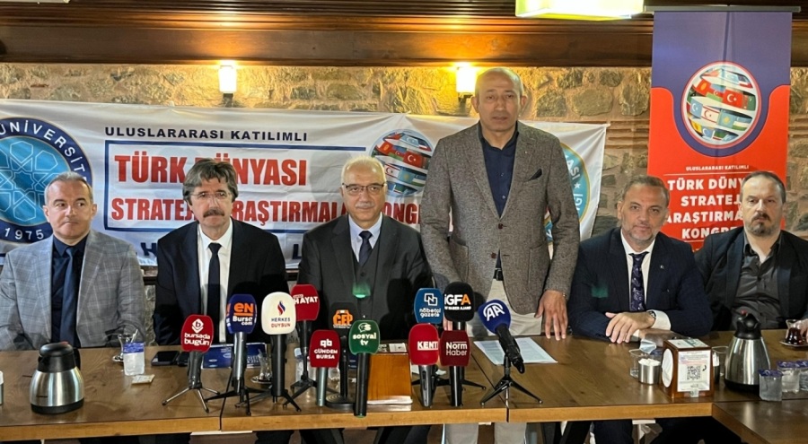 Bursa'da "Uluslararası Katılımlı Türk Dünyası Stratejik Araştırmalar Kongresi" düzenlenecek
