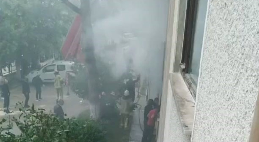 Bursa'da yangında mahsur kalan kadın kurtarıldı