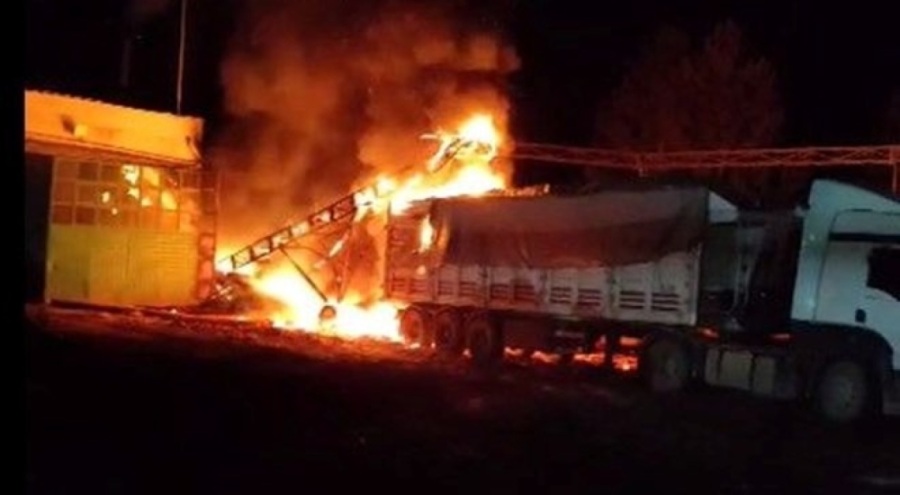 Kereste fabrikasında yangın çıktı!