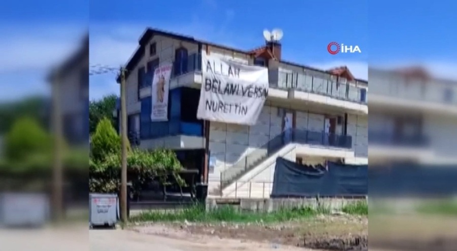 Kocaeli'de pankart gizemi: Herkes Nurettin'i merak etti