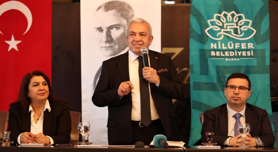 Nilüfer Belediye Başkanı Şadi Özdemir'den muhtarlara "eşit hizmet" sözü