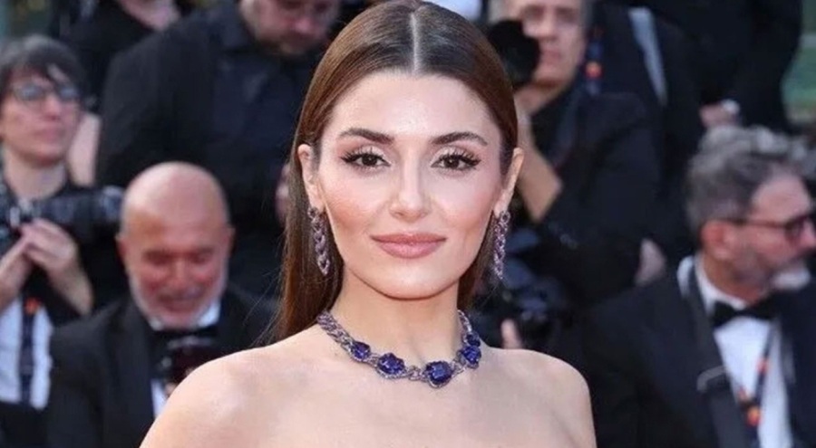 Hande Erçel Cannes'ta göz kamaştırdı