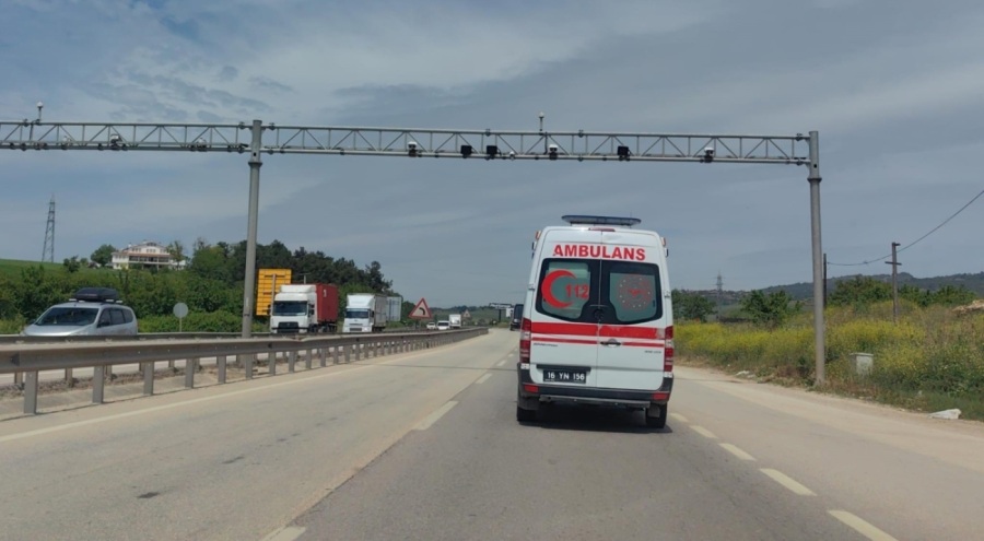 Bursa'da 112 ambulanslarına EDS'den radar cezası şoku