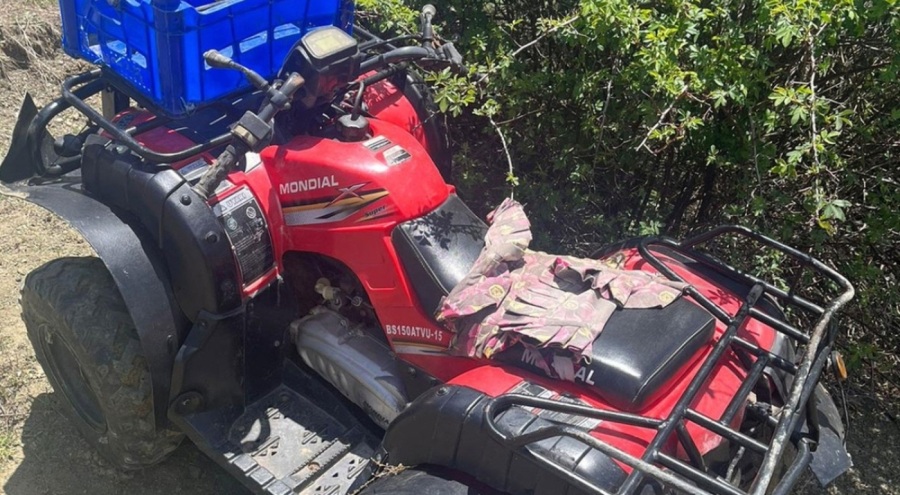 Sivas'ta devrilen ATV'nin sürücüsü öldü, eşi ağır yaralı