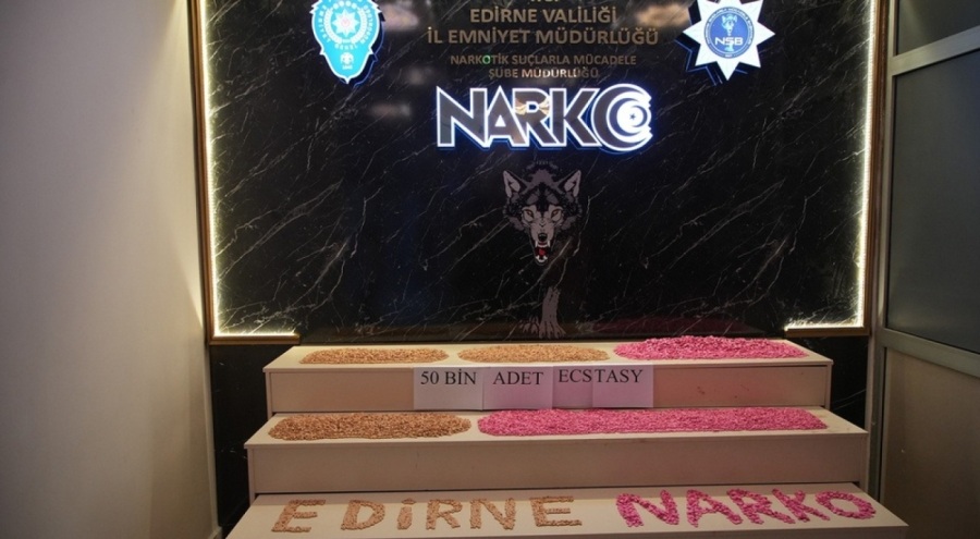 Edirne'de uyuşturucu operasyonu: Dikkat çeken kahve detayı