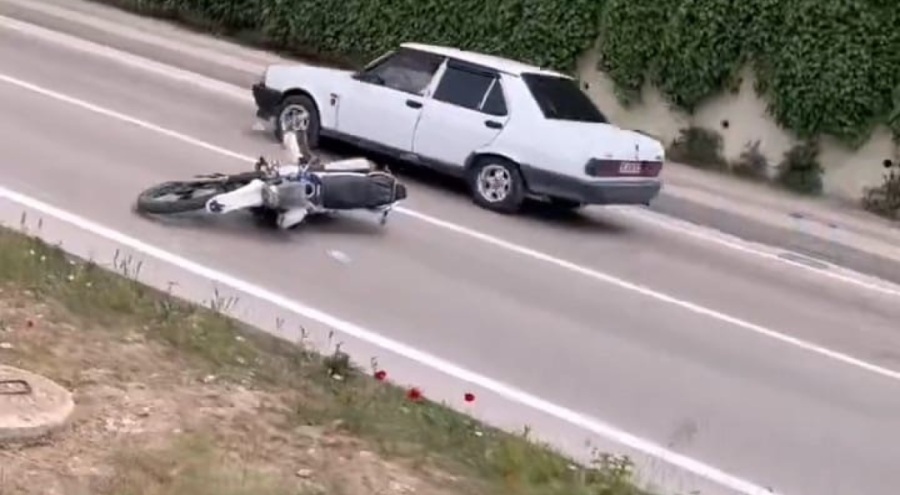Bursa'da motosiklet kazası: Sürücü hayatını kaybetti