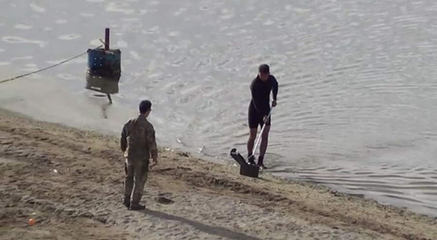 Eğirdir Gölü'nde el bombaları bulundu