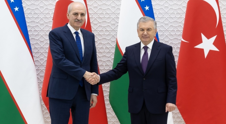 TBMM Başkanı, Özbekistan Cumhurbaşkanıyla görüştü