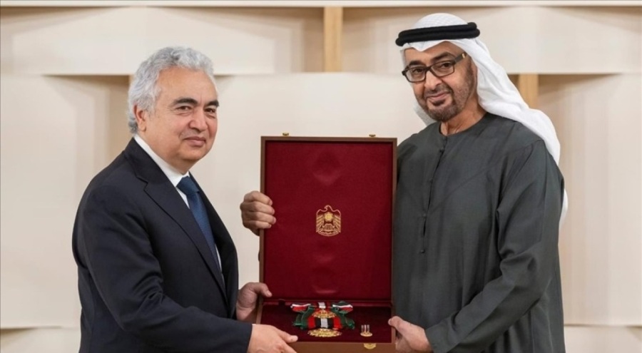 IEA Başkanı Fatih Birol, BAE'nin en yüksek sivil nişanıyla ödüllendirildi