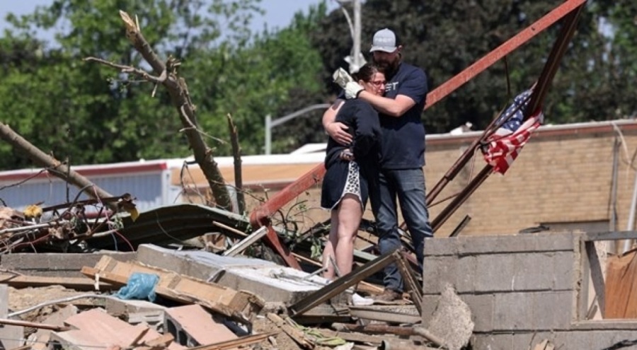 ABD'nin şiddetli fırtına ve hortum: Çok sayıda kişi öldü