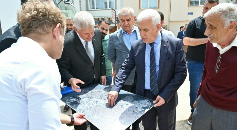 Büyükşehir'den İnegöl'ün altyapısına 14 milyon Euro'luk yatırım